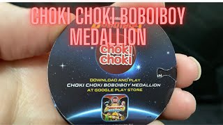 My choki choki boboiboy medallion collection not complete [upl. by Odrautse369]