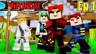 Minecraft LEGO NINJAGO  ROPO LITTLE LIZARD amp SCUBA STEVE BECOME NINJAGOS [upl. by Adidnere]