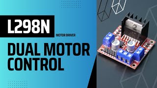 Control DC motor with L298N driver  How to use L298N motor driver with Arduino  Ut Go [upl. by Nas]