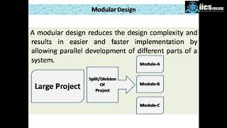 Software Engineering Lecture12  Modularity  Design Process  By Javed Sir  IICS COLLEGE [upl. by Noroj928]