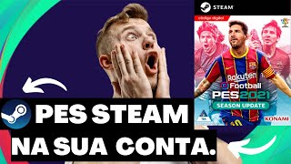 🟢 PES 2021 STEAM CONTA PRIMARIA SEM PRECISAR DESLIGAR A INTERNET [upl. by Blanche825]