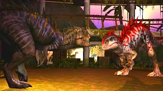 INDOMINUS REX VS INDOMINUS REX GEN 2  JURASSIC WORLD THE GAME [upl. by Irene85]