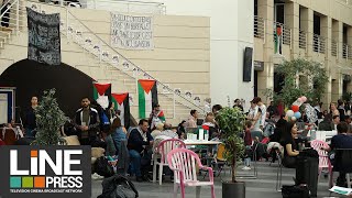 Blocage université Uni Mail de Genève pour Gaza  Genève  Suisse 07 13 mai 2024 [upl. by Thetisa]