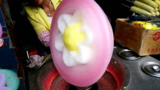 How to make a flower shaped candyfloss [upl. by Linders]