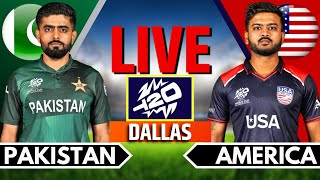 Pakistan vs United States T20 World Cup Match  Live Score amp Commentary  PAK vs USA Live  T20 WC [upl. by Nickola]