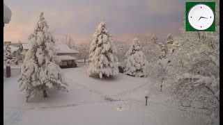 Timelapse of colorado snow storm  March 2021 [upl. by Heymann]