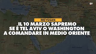 Thierry Meyssan quotIl 10 marzo sapremo se è Tel Aviv o Washington a comandare in Medio Orientequot [upl. by Enasus191]