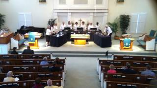 HPC Handbell Choir plays Percussive Praise [upl. by Muriel]