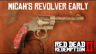 How to get Micahs Revolver Early  Chapter 1 amp Chapter 2  RDR2 [upl. by Suolkcin]