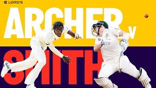 The Best Batsman v Bowler Spell EVER  Smith v Archer in Full  Ashes 2019  Lords [upl. by Ojyma497]