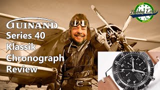 Guinand Series 40 Klassik Chronograph Review  The other Sinn brand [upl. by Brynne]