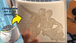 Print your photo with Lithophane art in 3D printer Wow It looks like the real photo printing [upl. by Gisser552]