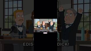 Thomas Edison is a joke  😳 shorts funny familyguy [upl. by Caines]