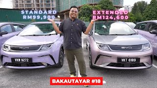 NAK BELI EXTENDED ATAU STANDARD JE DAH CUKUP BYD DOLPHIN NI BAKAUTAYAR 18 [upl. by Na]