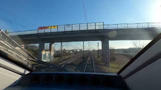 Führerstandsmitfahrt Cabview im ICE 4 I Frankfurt Airport nach Stuttgart Hbf via Bergstraße [upl. by Renae]