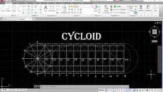 How to draw a Cycloid [upl. by Kerat]