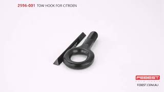 2596001 TOW HOOK FOR CITROEN [upl. by Alves]