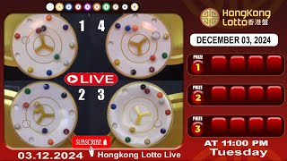 Hongkong Lotto Live December 03 2024  Lotto Live [upl. by Mirielle]