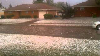 Altus OK Golf ball hail June 16 2011 [upl. by Colwin]