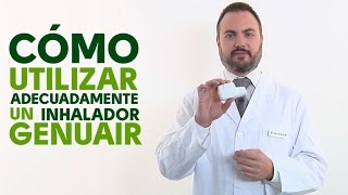 Cómo utilizar correctamente un inhalador Genuair Tu Farmacéutico Informa [upl. by Jary]