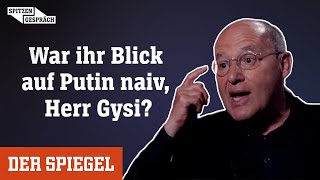 Gregor Gysi im Talk War ihr Blick auf Putin naiv  DER SPIEGEL [upl. by Atiken158]