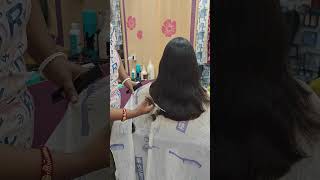 U Shape Haircut For School Girl trending shorts viralvideo shortvideo [upl. by Nydroj165]