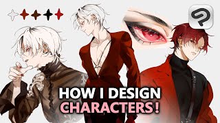 Draw an OC With Me ✦ My Character Design Process Clip Studio Speedpaint [upl. by Joacimah]