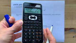 Calculate ppm for a solution parts per million using formula [upl. by Penn358]