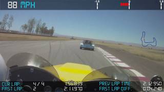 WCM Ultralite chasing a Caterham R500 [upl. by Nordine]