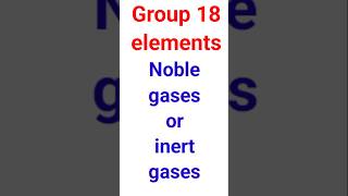 Inert rare or noble gases  name of elements  characteristics of noble gases chemistry youtube [upl. by Noe841]