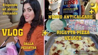 NEWACQUISTI 🛍RICETTA PIZZA VELOCE🍕PROVO IL LUSSO ANTICALCAREcleaning ricetta dailyvlog [upl. by Lindbom750]