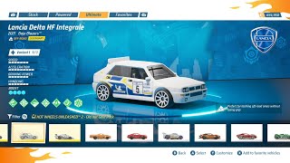 Hot Wheels Unleashed 2 Turbocharged  Quick Race Alley race  Lancia Delta HF Integrale [upl. by Adham]