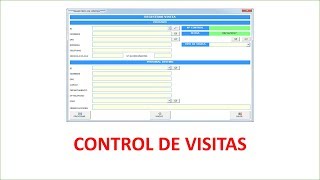 Control de Visitas en Excel amp Access  Descarga gratuita [upl. by Prasad]