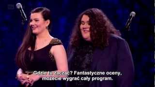 NapisyBrytyjski Mam Talent 6  Półfinał  Jonathan amp Charlotte [upl. by Ecinaj72]