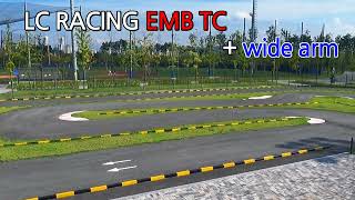 LC RACING EMB TC 1st Setup amp Track Run  110 scale torung rc car [upl. by Aicirtel]