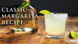 Classic Margarita Recipe  Easy Tequila Cocktails  Patrón Tequila [upl. by Galloway]