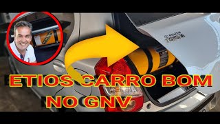 ETIOS HATCH UM DOS CARROS MAIS ECONOMICOS NO GNV DESEMPENHO PARECIDO COM A GASOLINA [upl. by Pfosi]