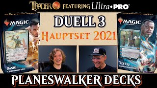 MTG Duel 3 Hauptset 2021 Planeswalker Decks Magic the Gathering deutsch Trader Tutorial Duell Match [upl. by Melodee]