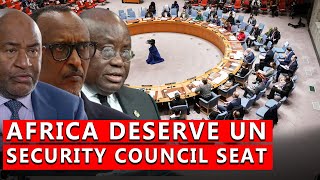 African leaders give renewed push for permanent seats on UN Security Council [upl. by Enela]