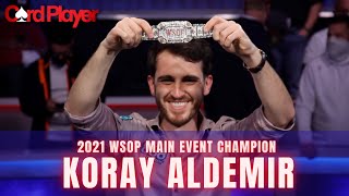 Koray Aldemir Wins 2021 WSOP Main Event [upl. by Annahs]