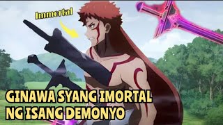 GINAWA SYANG IMORTAL NG ISANG DEMONYO DAHIL GUSTO NYANG MAGING PINAKAMALAKAS  anime recap tagalog [upl. by Ahsitruc]