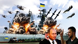 Russian President Satisfied After Ukrainian Warship Destroyed by Russian Missile [upl. by Corilla759]