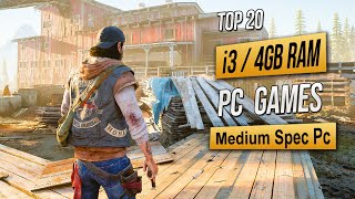 Top 20 Best Mid Spec Pc Games For i3  4GB RAM 2024 [upl. by Sofie]