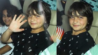 Abram Khan Adorable Moment Waving To Paparazzi [upl. by Novelia]