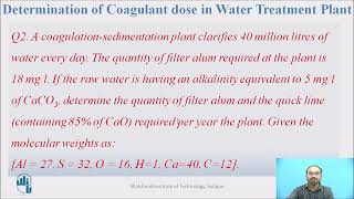 Determination of Coagulant Dose in Water Treatment Plant [upl. by Yahsed629]