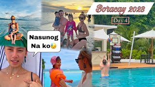 ENJOY PADIN KAHIT MAY SUNBURN NA😅  BORACAY TRIP 2023  Thefewstertv [upl. by Anertak]