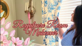 ROYALCORE REGENCY DINING ROOM MAKEOVER BRIDGERTON INSPIRED Coquette Spring Decorate with me [upl. by Kalila]