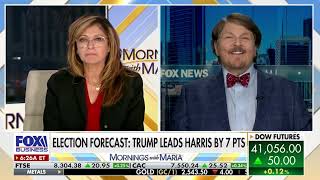 Robert Cahaly talks Tight 2024 Presidential Polls with Maria Bartiromo [upl. by Ninnette]