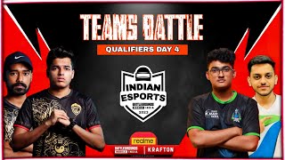 Hindi  BATTLEGROUND MOBILE INDIA  TEAMS QUALIFIERS DAY 4  INDIA KA ESPORTS GAMINGPROOCEAN [upl. by Ynavoeg]