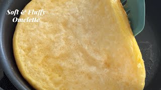 Soft and Fluffy Soufflé Omelette Made with Two Eggs [upl. by Adnalram]